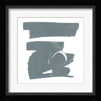 Gray and White XII Framed Print