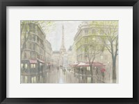 Pale Impression of Paris Framed Print
