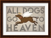 All Dogs Go to Heaven II Fine Art Print