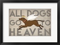 All Dogs Go to Heaven II Fine Art Print