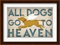 All Dogs Go to Heaven III Fine Art Print