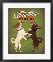 Double Chihuahua v2 Framed Print