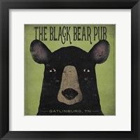 The Black Bear Pub Fine Art Print