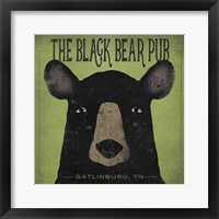 The Black Bear Pub Fine Art Print