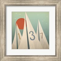 Sails VII with Sun Fine Art Print