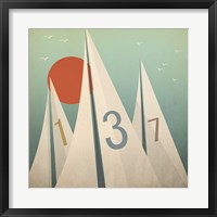 Sails VII with Sun Fine Art Print