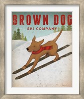 Brown Dog Ski Co Fine Art Print