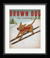 Brown Dog Ski Co Fine Art Print
