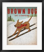 Brown Dog Ski Co Fine Art Print