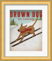 Brown Dog Ski Co Fine Art Print