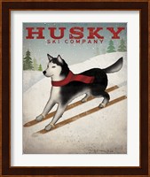 Husky Ski Co Fine Art Print