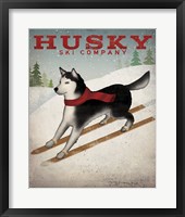 Husky Ski Co Framed Print