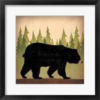 Take a Hike Bear no Words Framed Print