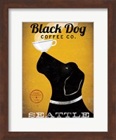 Black Dog Coffee Co Seattle Fine Art Print