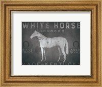 White Horse with Words Fine Art Print