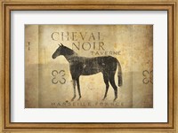 Cheval Noir v4 Fine Art Print