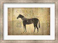 Cheval Noir v4 Fine Art Print