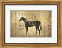 Cheval Noir v4 Fine Art Print