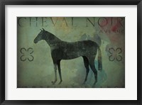 Cheval Noir v1 Fine Art Print