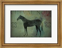 Cheval Noir v1 Fine Art Print