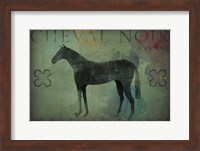 Cheval Noir v1 Fine Art Print