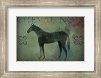 Cheval Noir v1 Fine Art Print