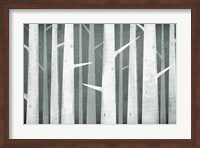 Birches Winter Woods I Neutral Fine Art Print