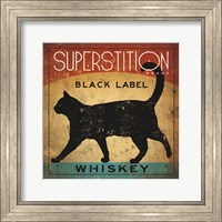 Superstition Black Label Whiskey Cat Fine Art Print