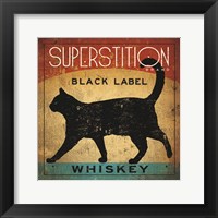Superstition Black Label Whiskey Cat Fine Art Print