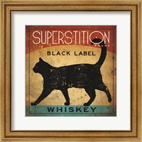 Superstition Black Label Whiskey Cat Fine Art Print