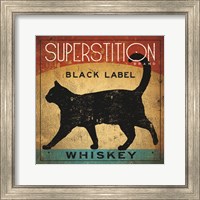 Superstition Black Label Whiskey Cat Fine Art Print