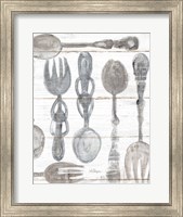 Spoons and Forks III Neutral Fine Art Print