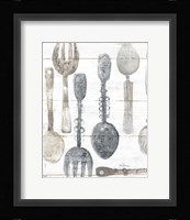 Spoons and Forks II Neutral Fine Art Print