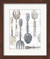 Spoons and Forks II Neutral Fine Art Print