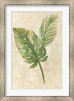 Tropical Leaves Neutral Fine Art Print