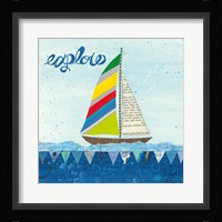 Rainbow Spinnakers IV Framed Print