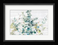 Eucalyptus I on Shiplap Crop Fine Art Print