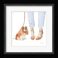 Furry Fashion Friends IV Framed Print