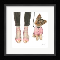 Furry Fashion Friends III Framed Print