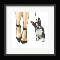 Furry Fashion Friends II Framed Print