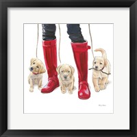 Furry Fashion Friends I Framed Print