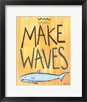 Make Waves IV Framed Print