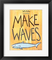 Make Waves IV Framed Print