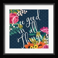 Romantic Luxe III Framed Print