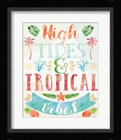 Words of Paradise III Framed Print