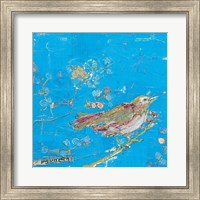 Birds of a Feather v2 Blue Fine Art Print