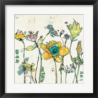 Monkey and Mommy Cream Framed Print