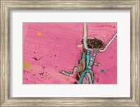 Perky Ts Pink Aqua Crop Fine Art Print
