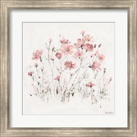 Wildflowers II Pink Fine Art Print