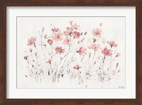 Wildflowers I Pink Fine Art Print